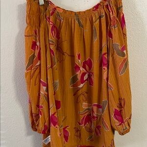 Floral Off-Shoulder Blouse